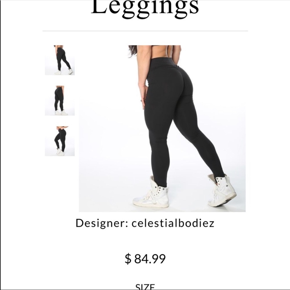 High waist scrunch booty leggings